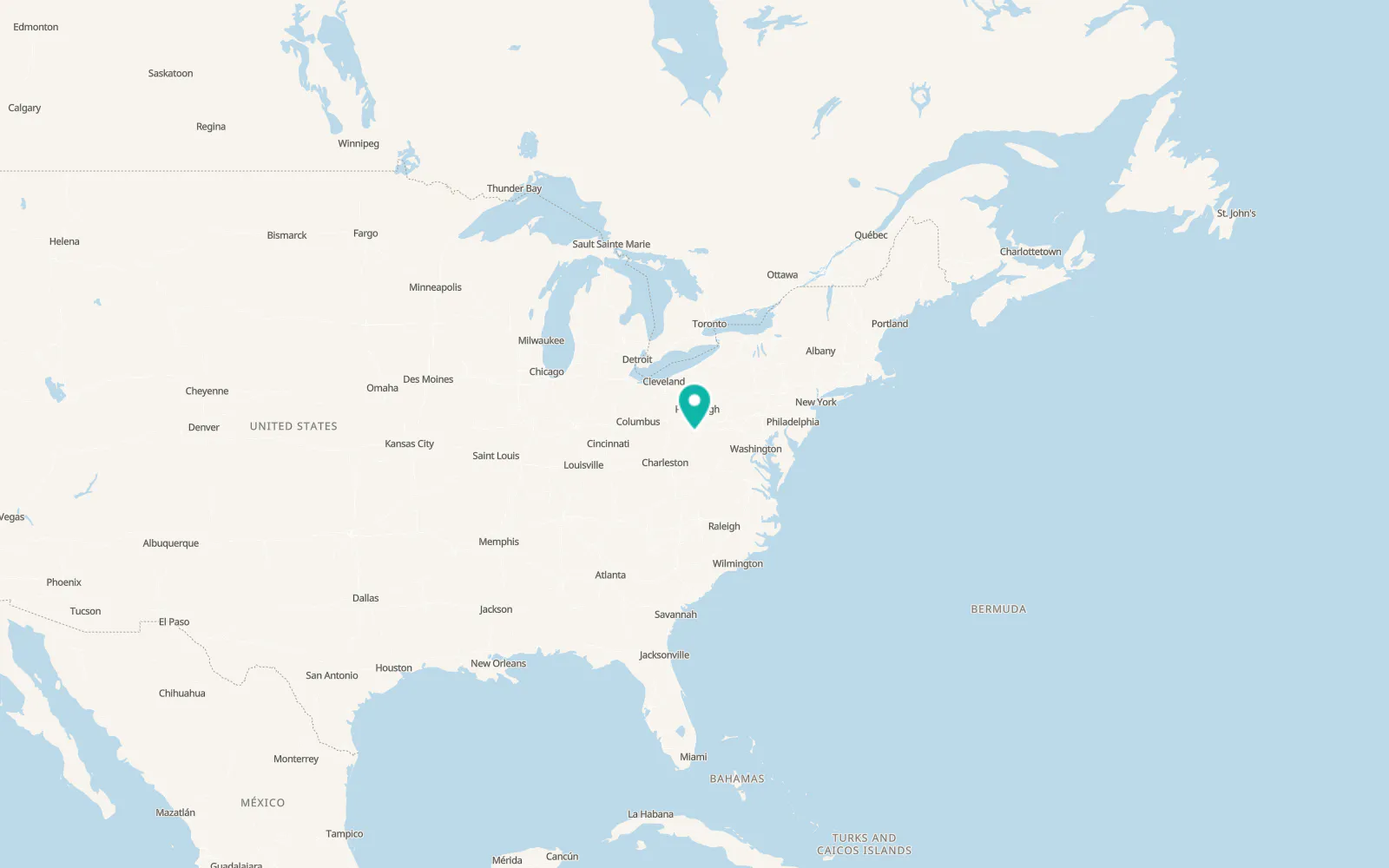 Map of Fairmont