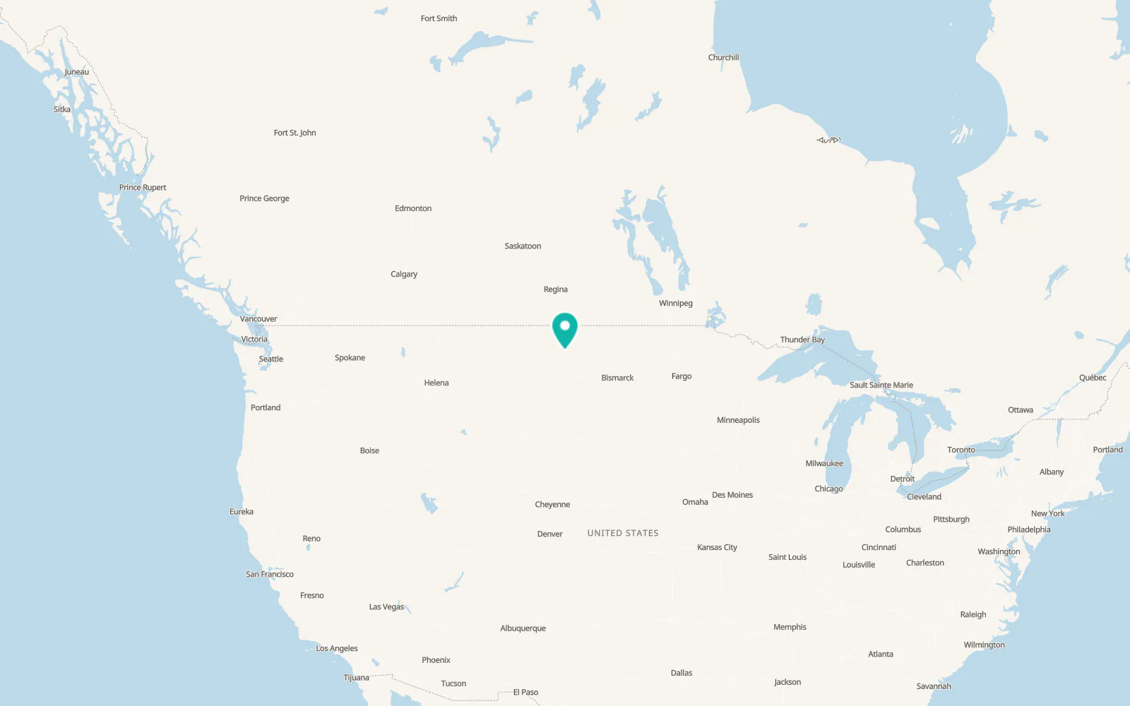 Map of Fairview