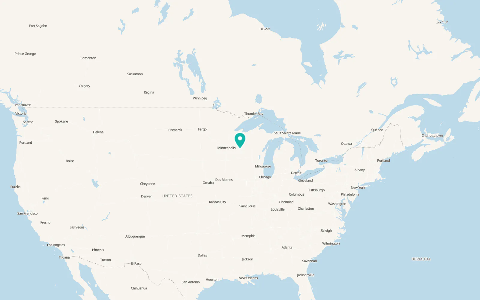 Map of Fall Creek