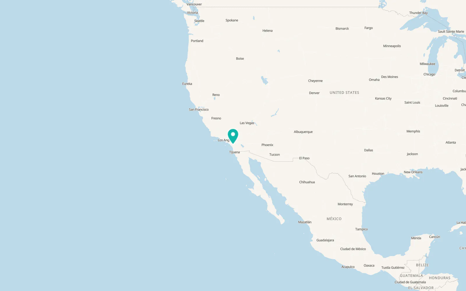 Map of Fallbrook