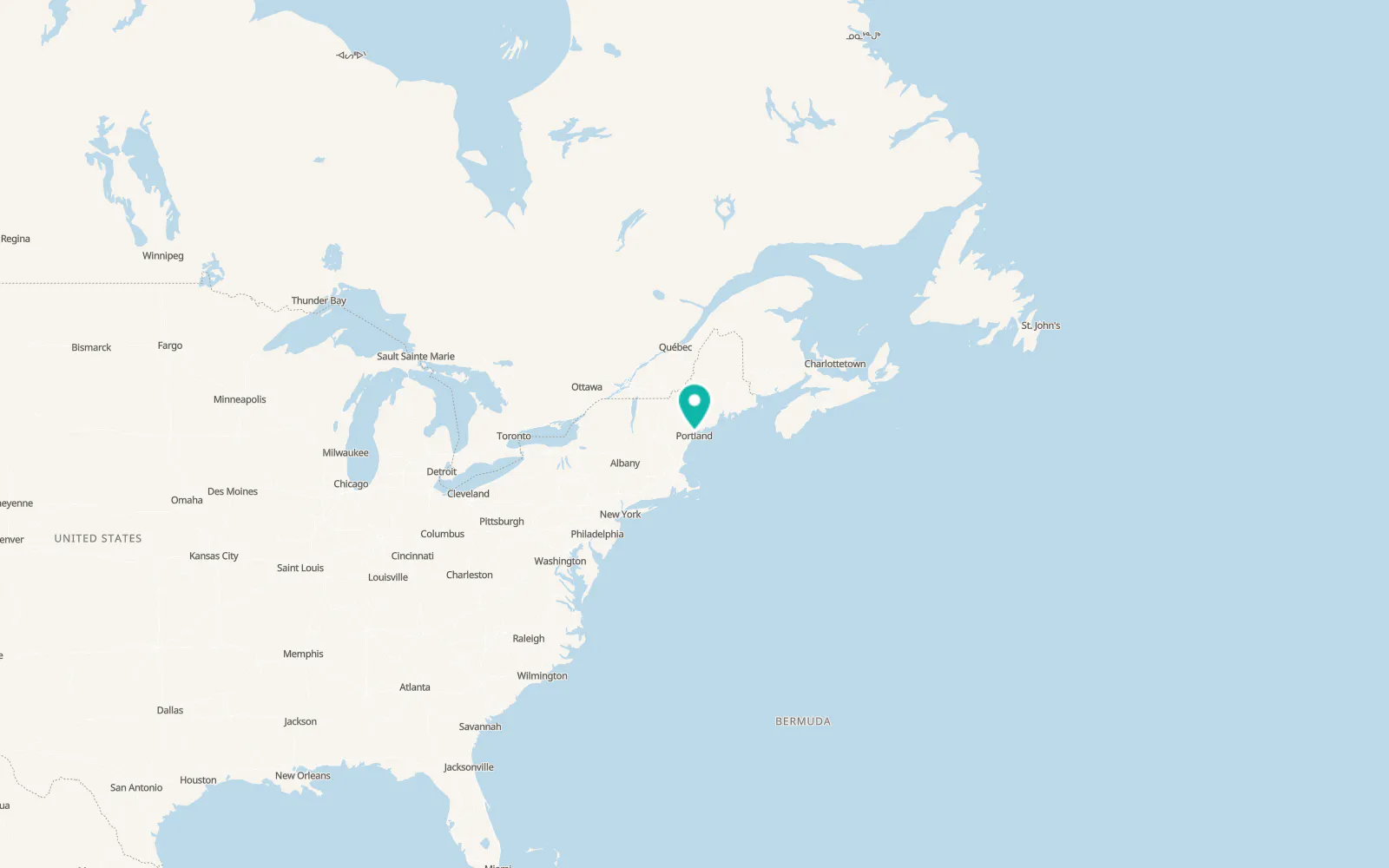 Map of Falmouth