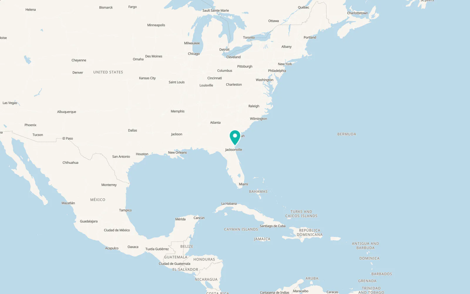 Map of Fernandina Beach