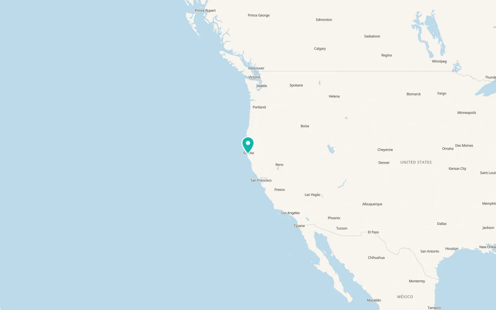 Map of Ferndale
