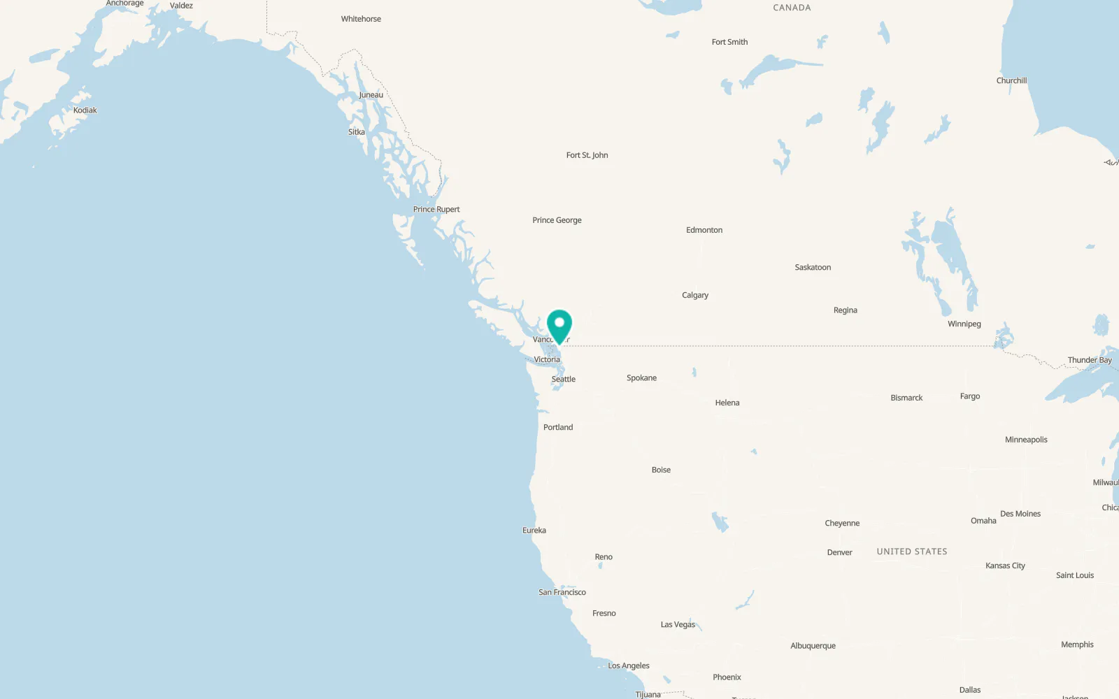 Map of Ferndale
