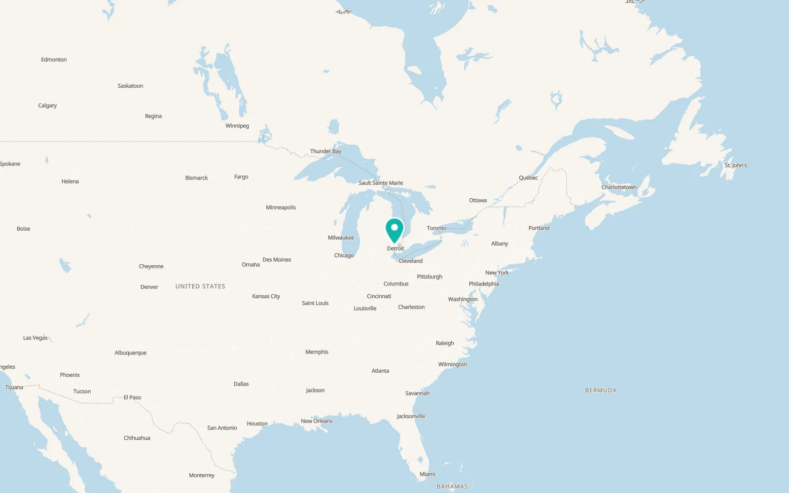 Map of Ferndale