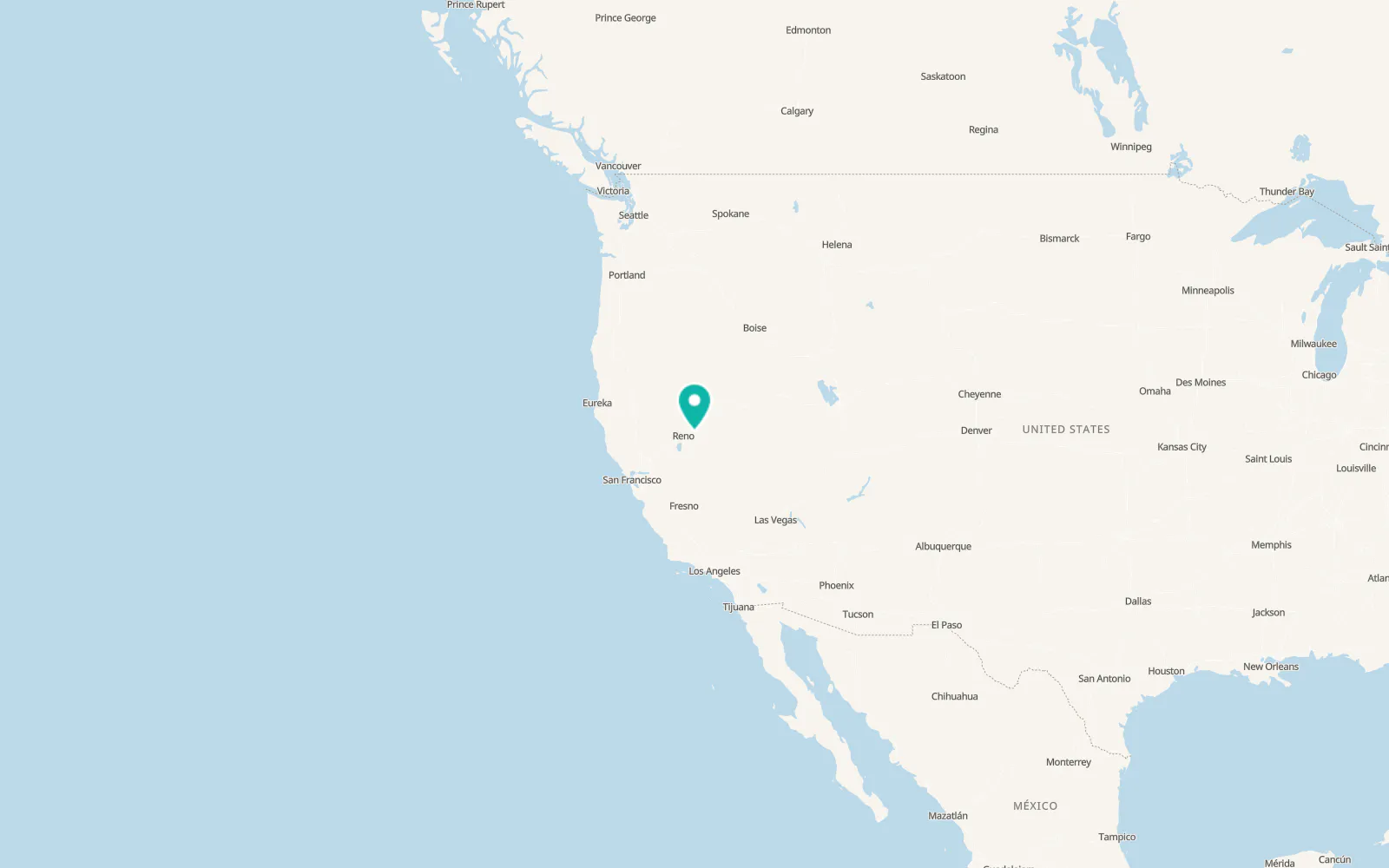 Map of Fernley
