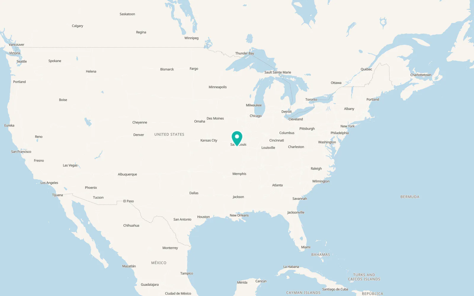 Map of Festus