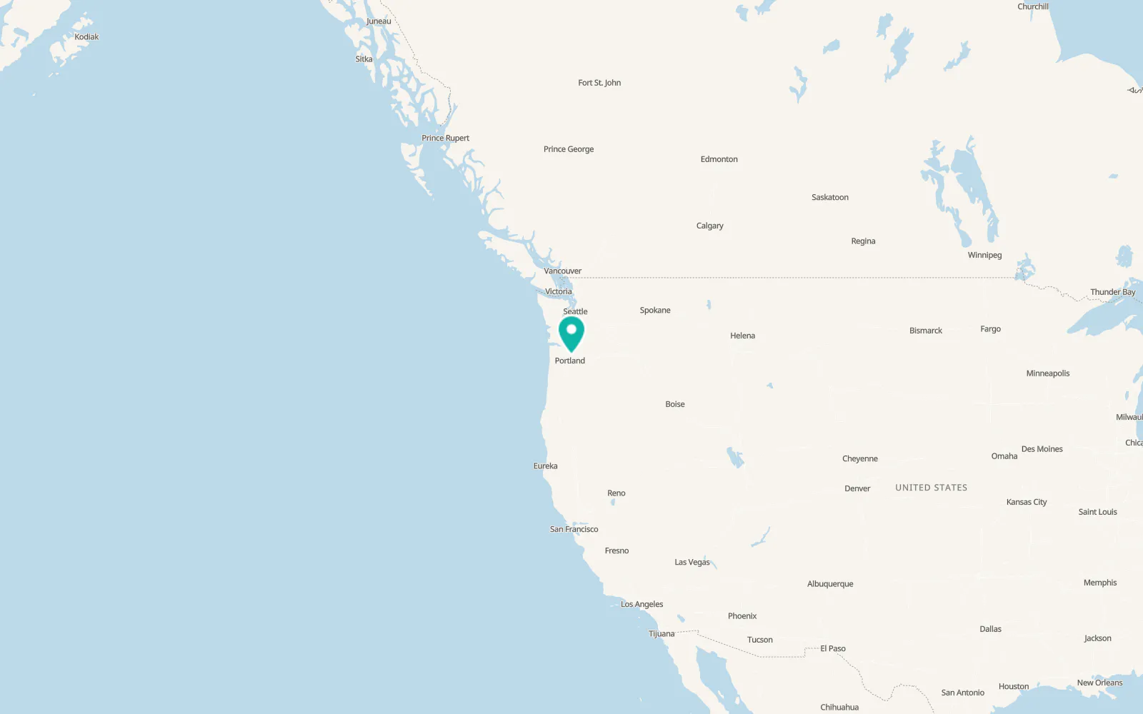 Map of Five Corners
