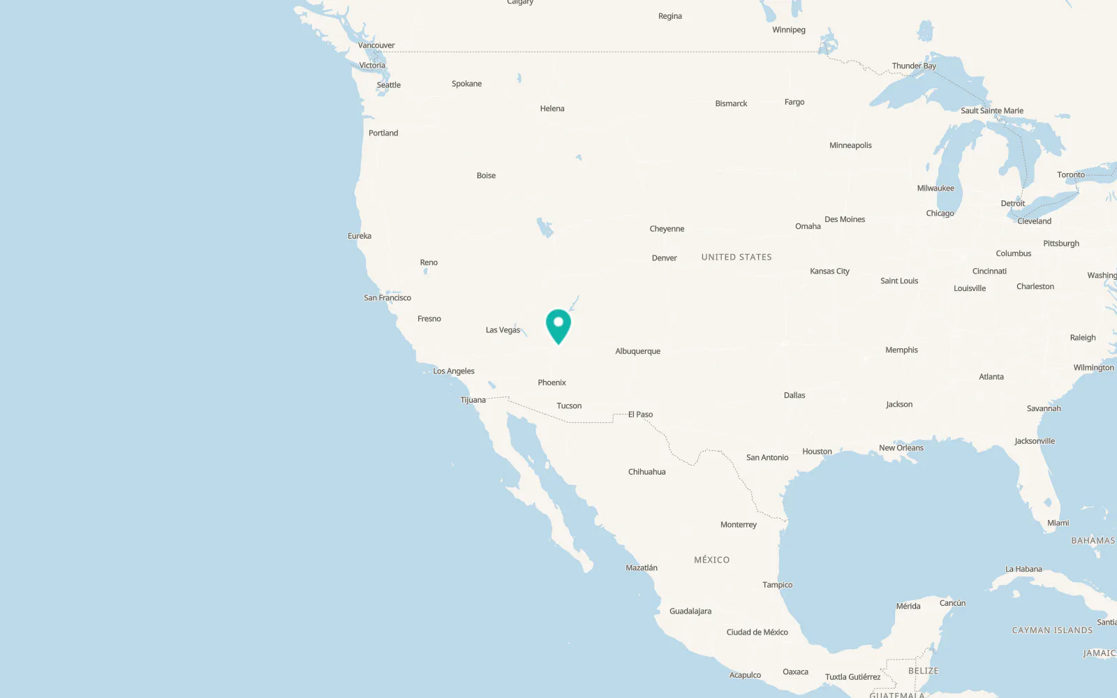 Map of Flagstaff