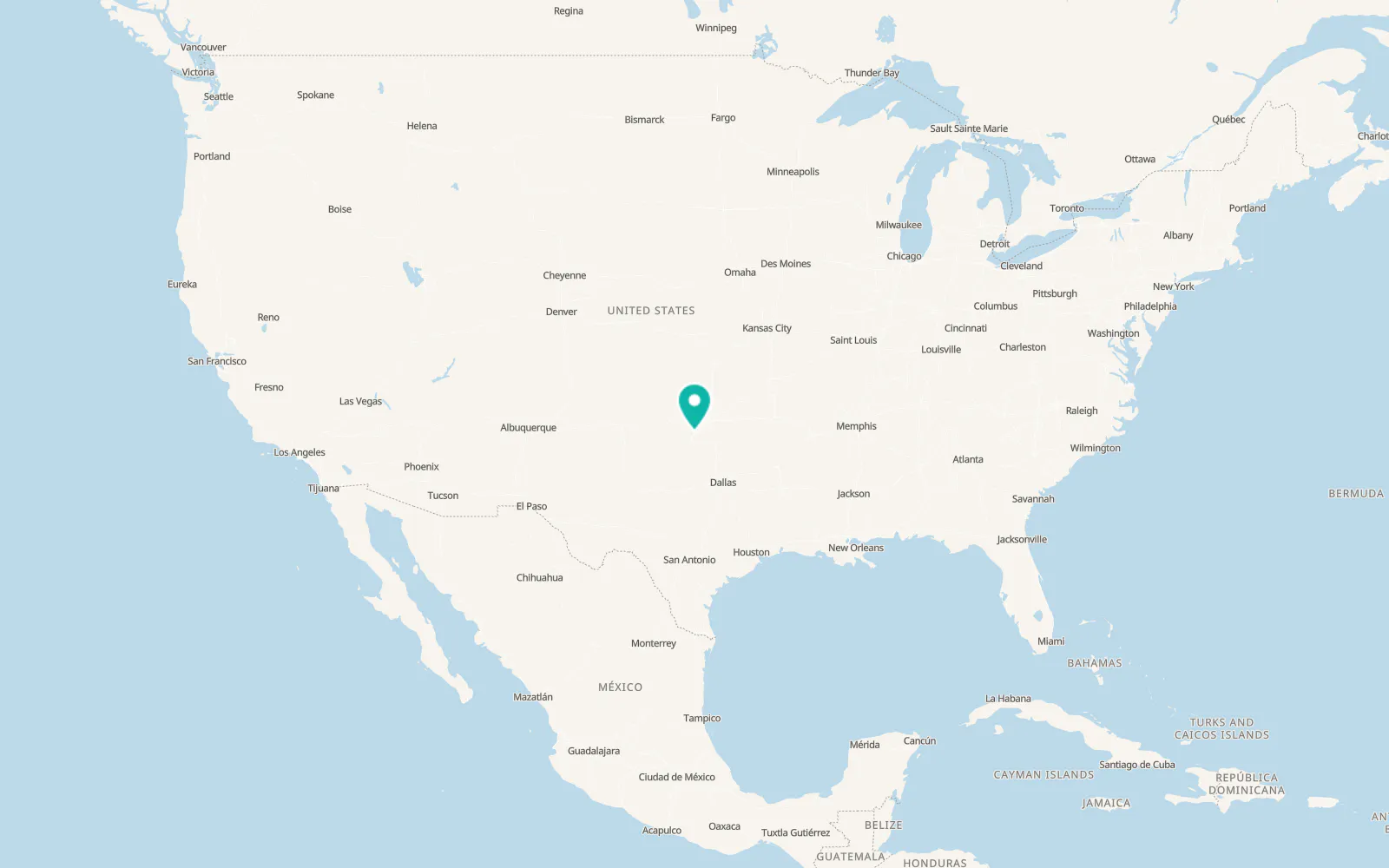 Map of Fletcher