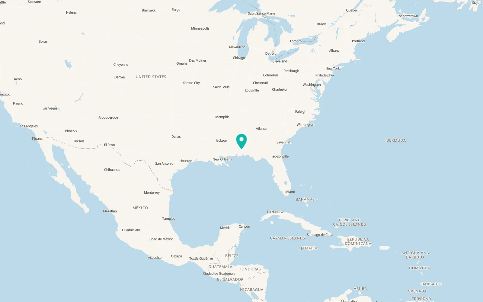 Map of Flomaton