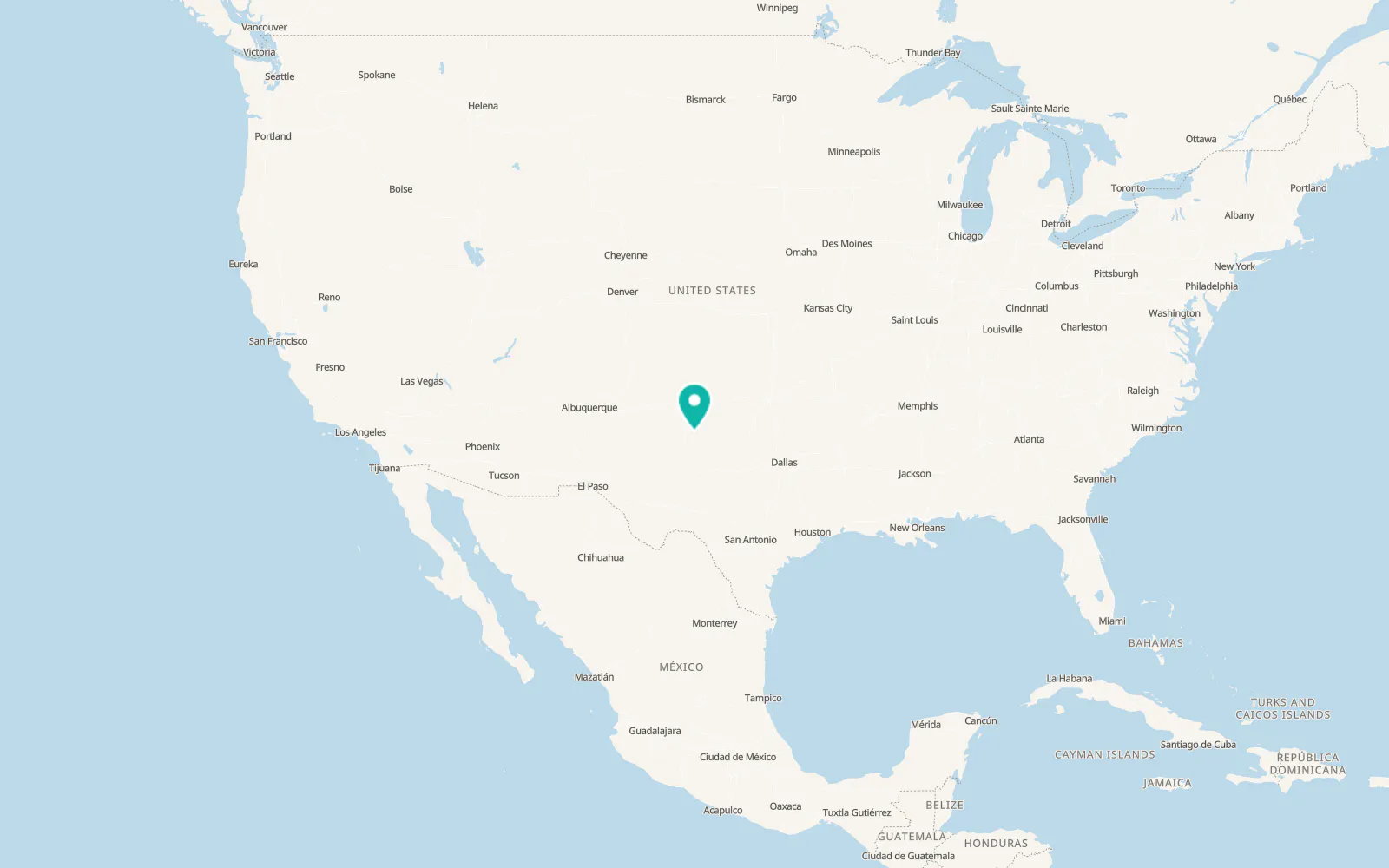 Map of Floydada