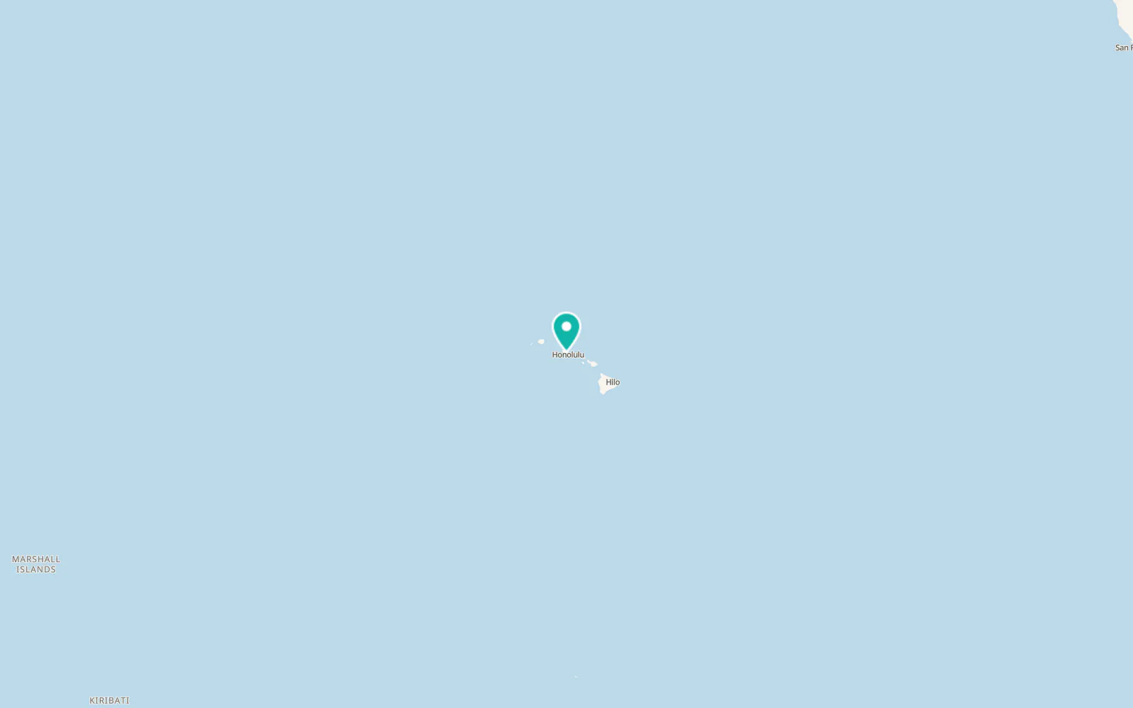 Map of Ford Island