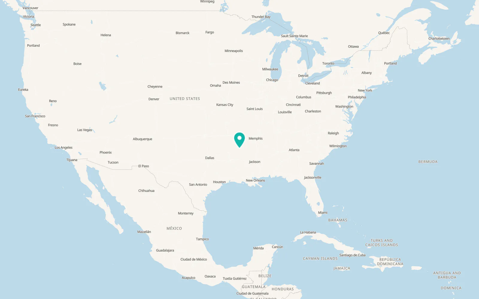 Map of Fordyce