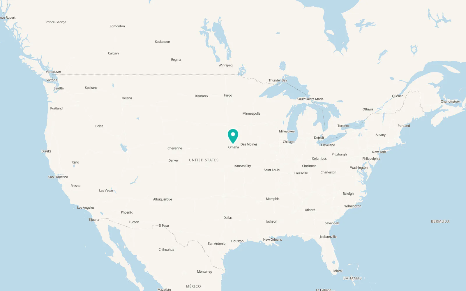 Map of Fort Calhoun