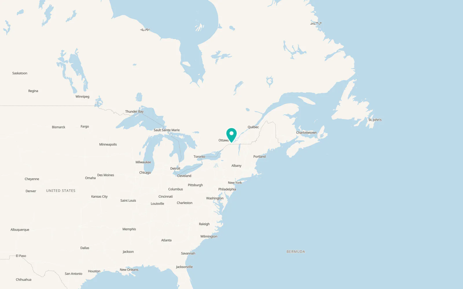 Map of Fort Covington Hamlet