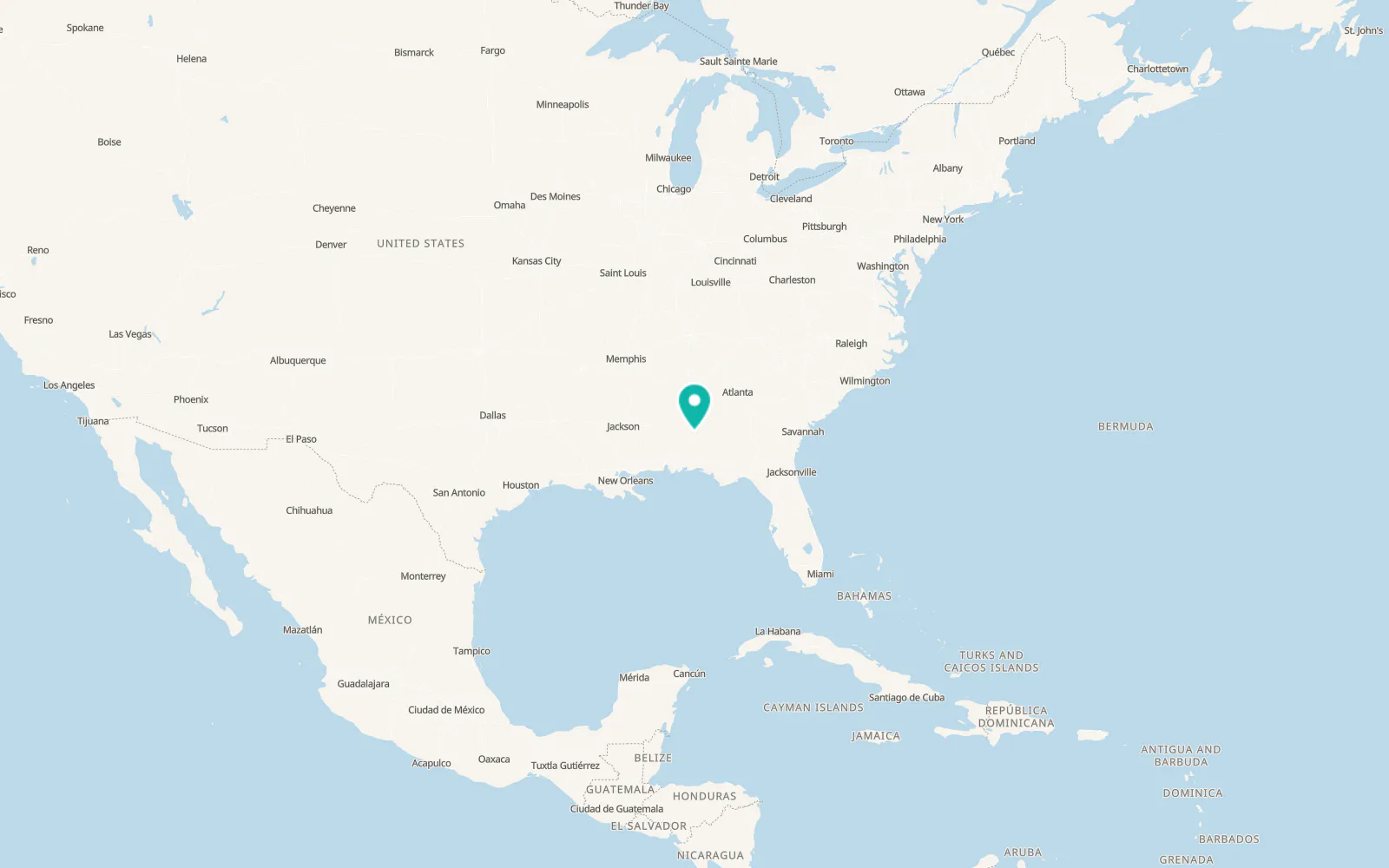 Map of Fort Deposit