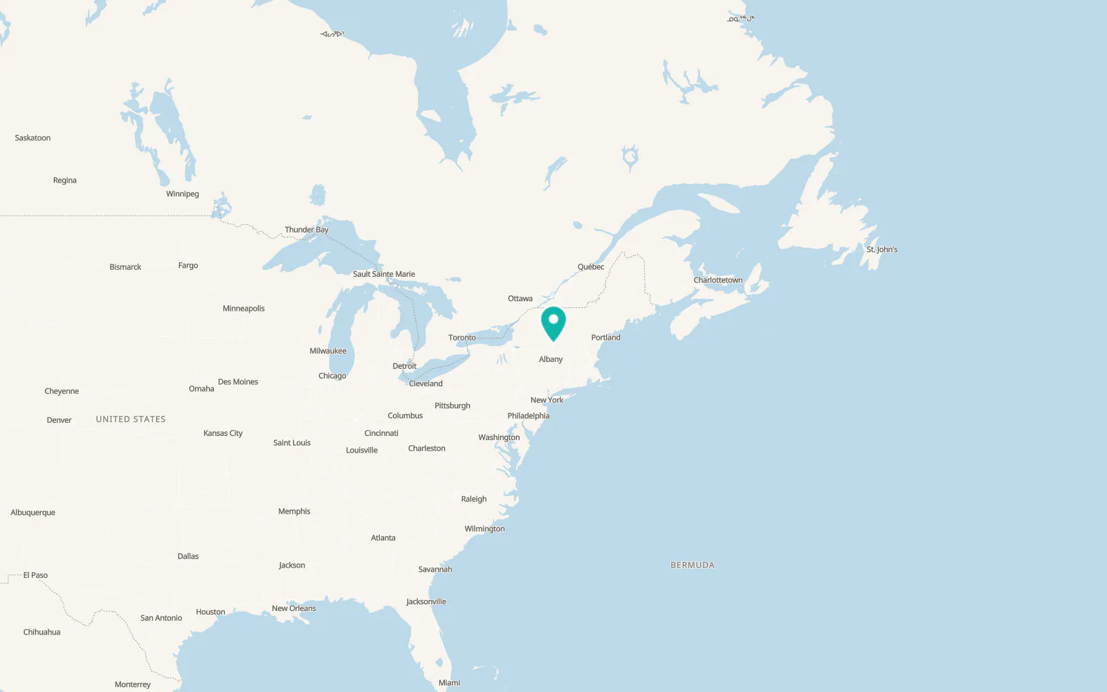 Map of Fort Edward
