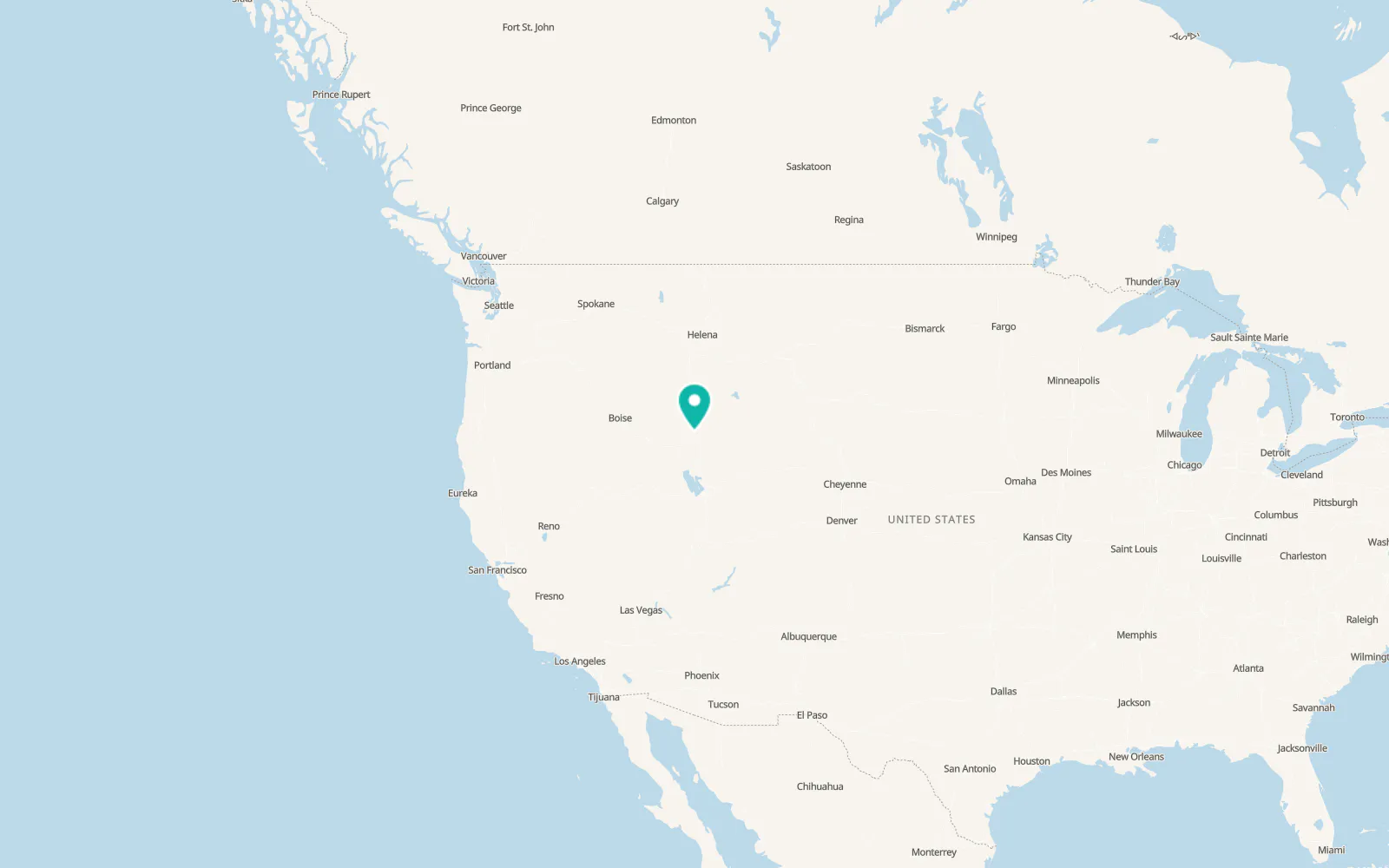 Map of Fort Hall