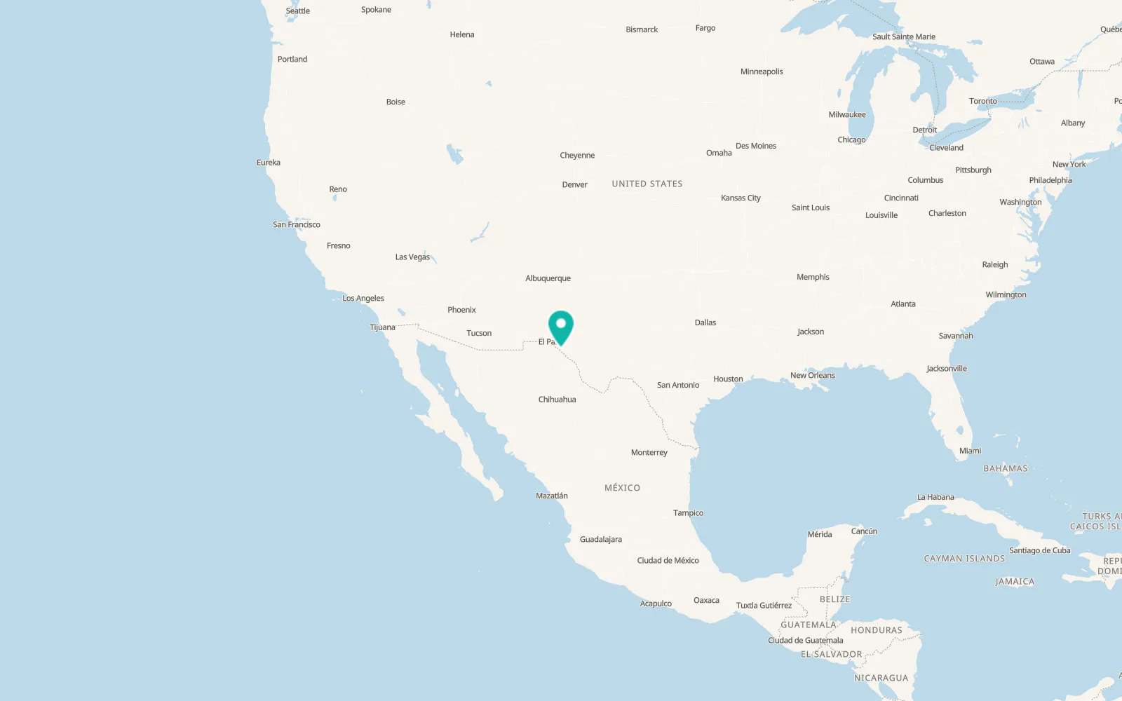 Map of Fort Hancock