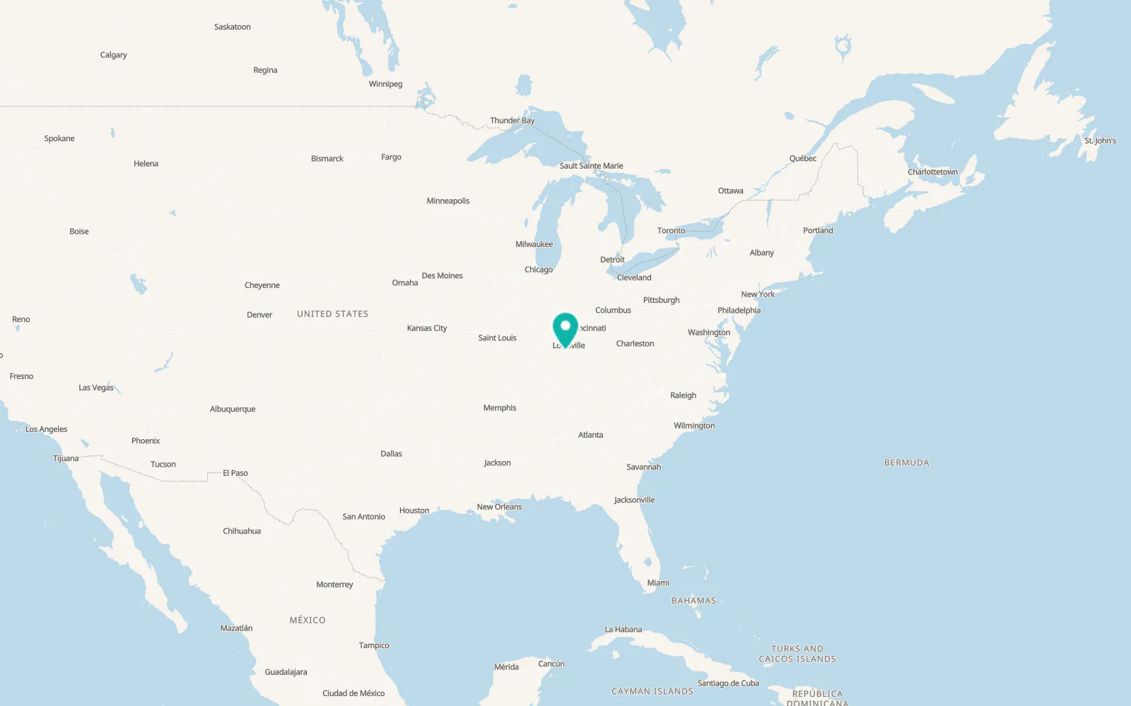 Map of Fort Knox
