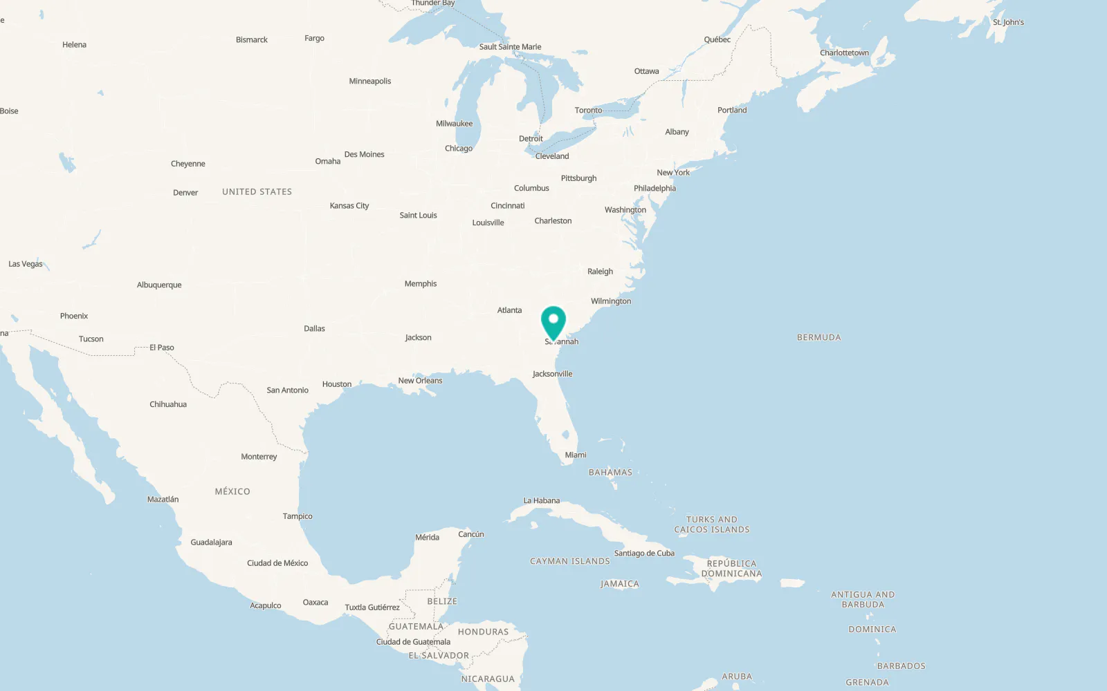 Map of Fort Stewart