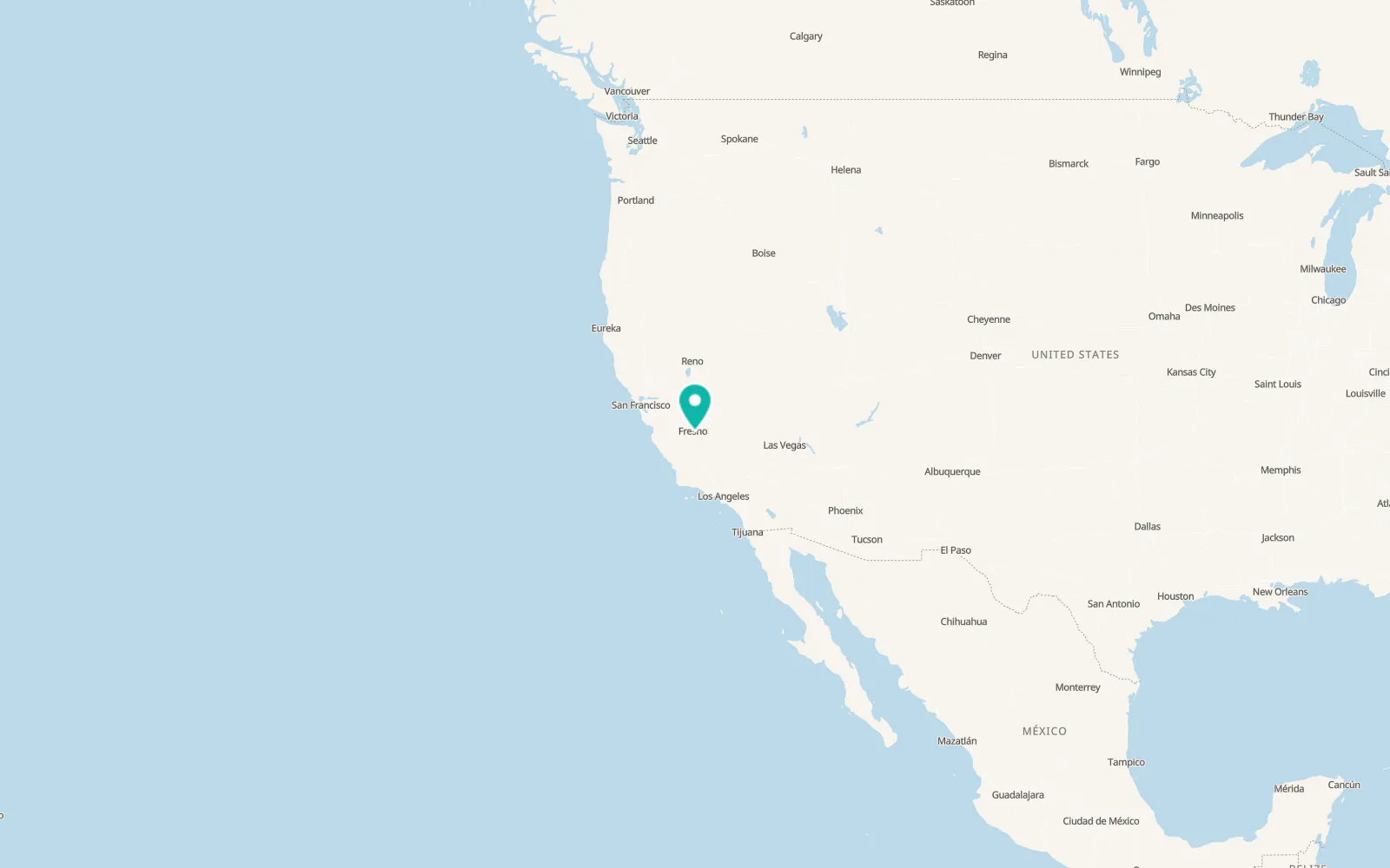 Map of Fowler