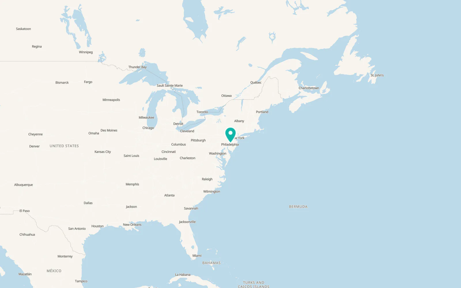 Map of Frankford