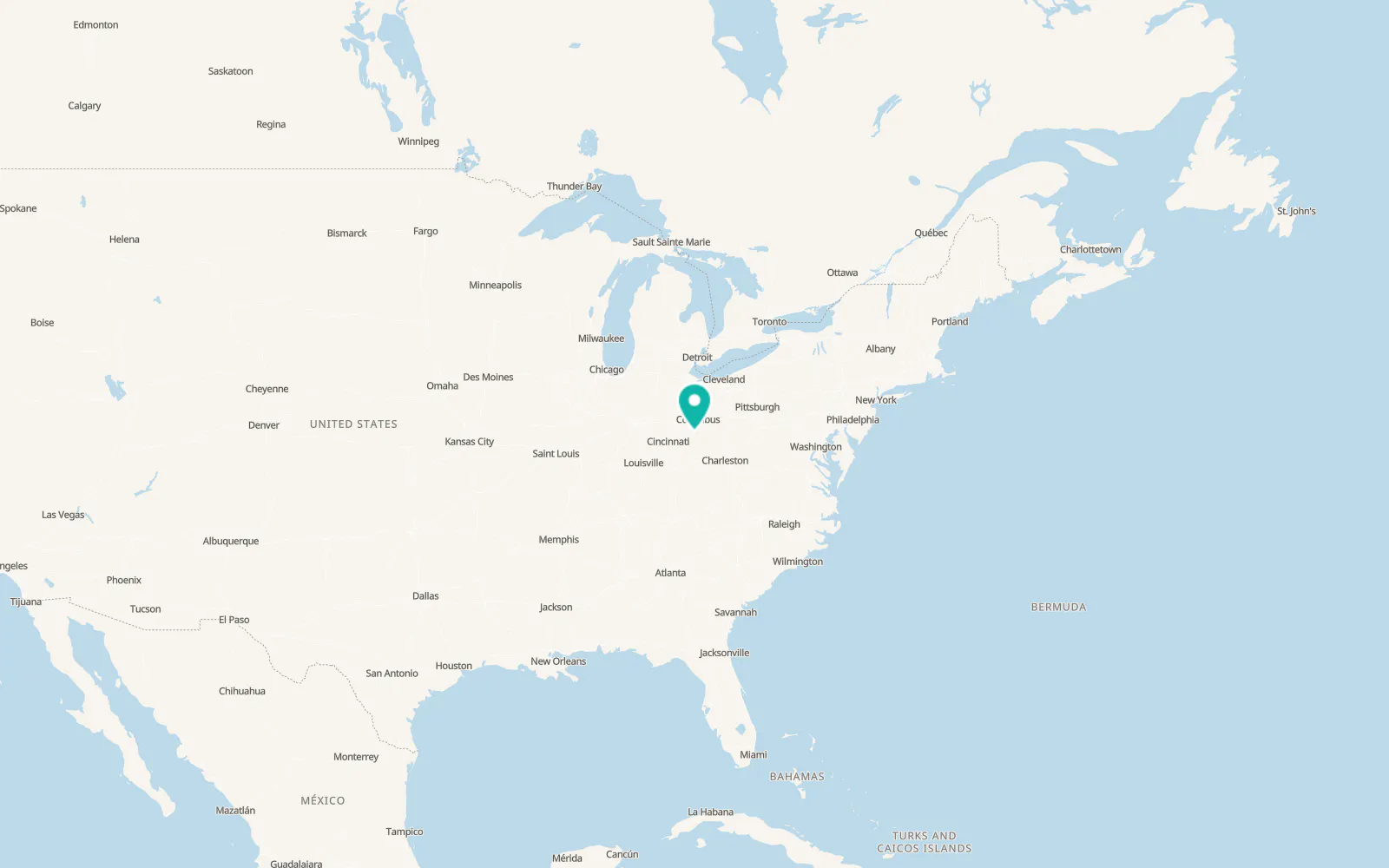 Map of Frankfort