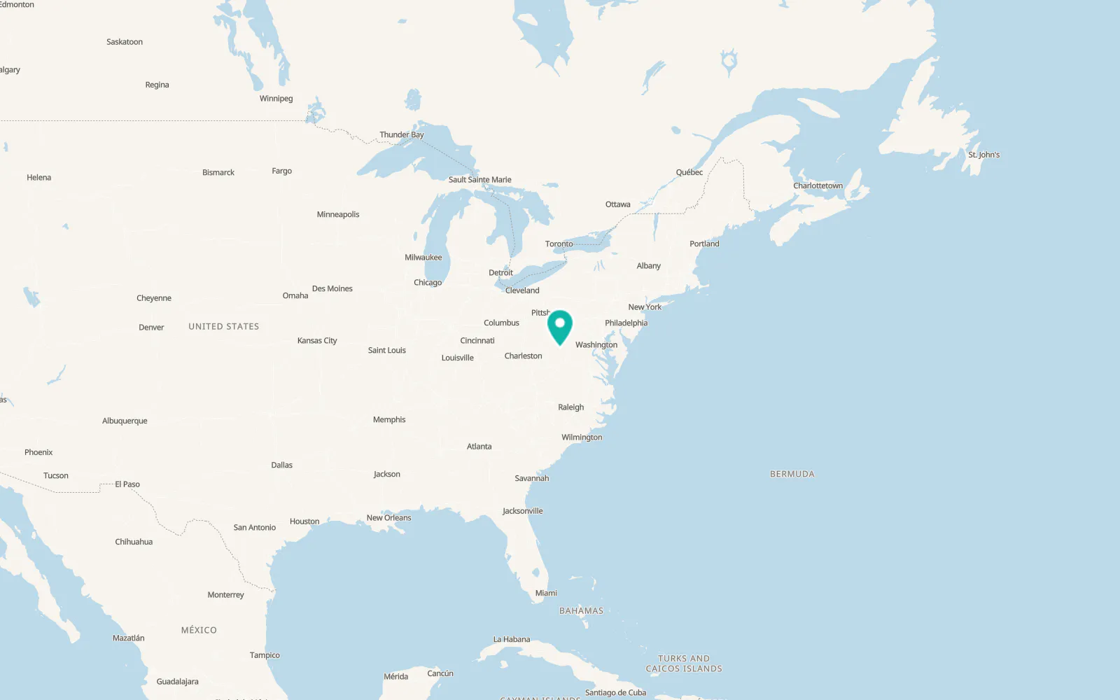 Map of Franklin