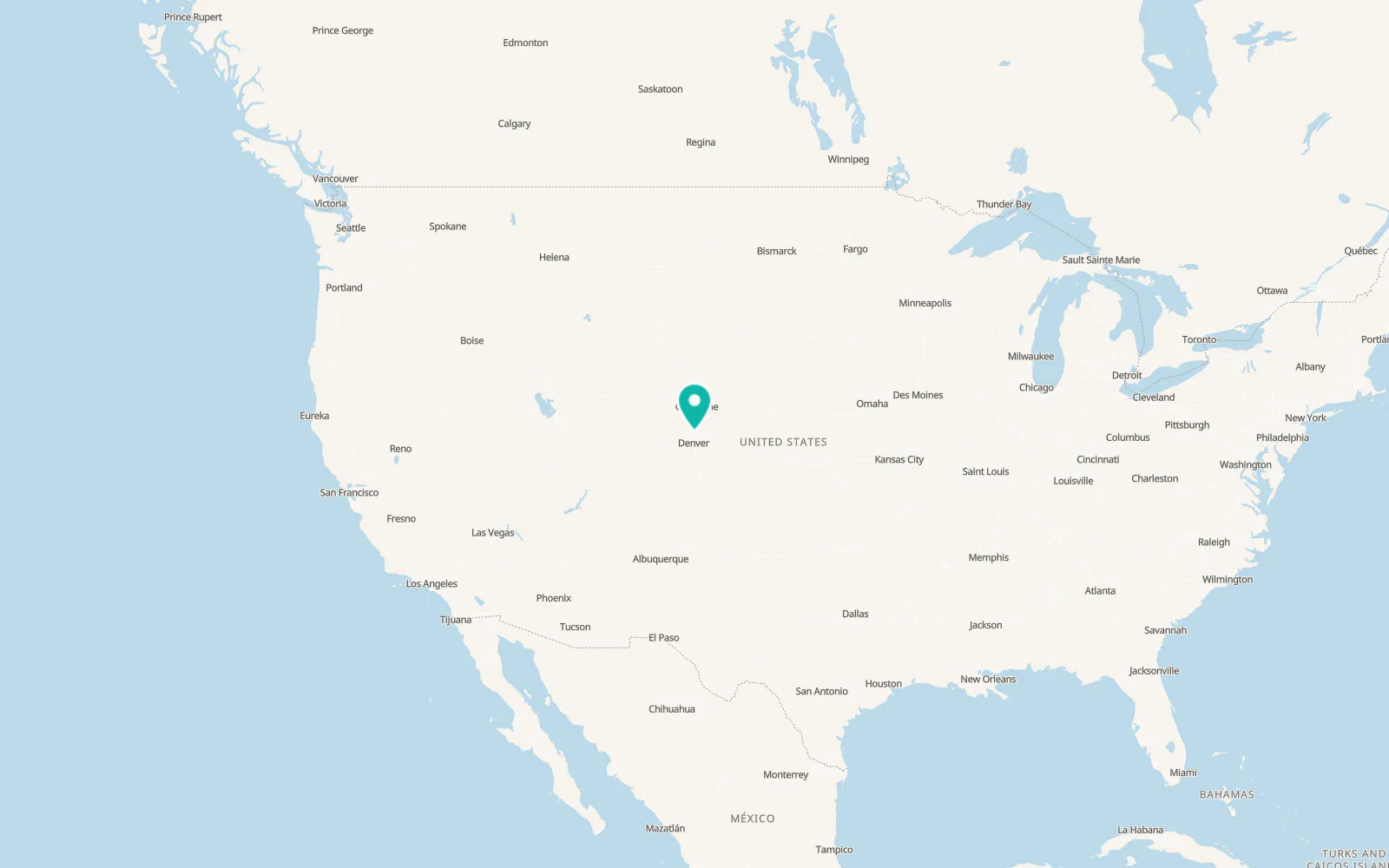 Map of Frederick
