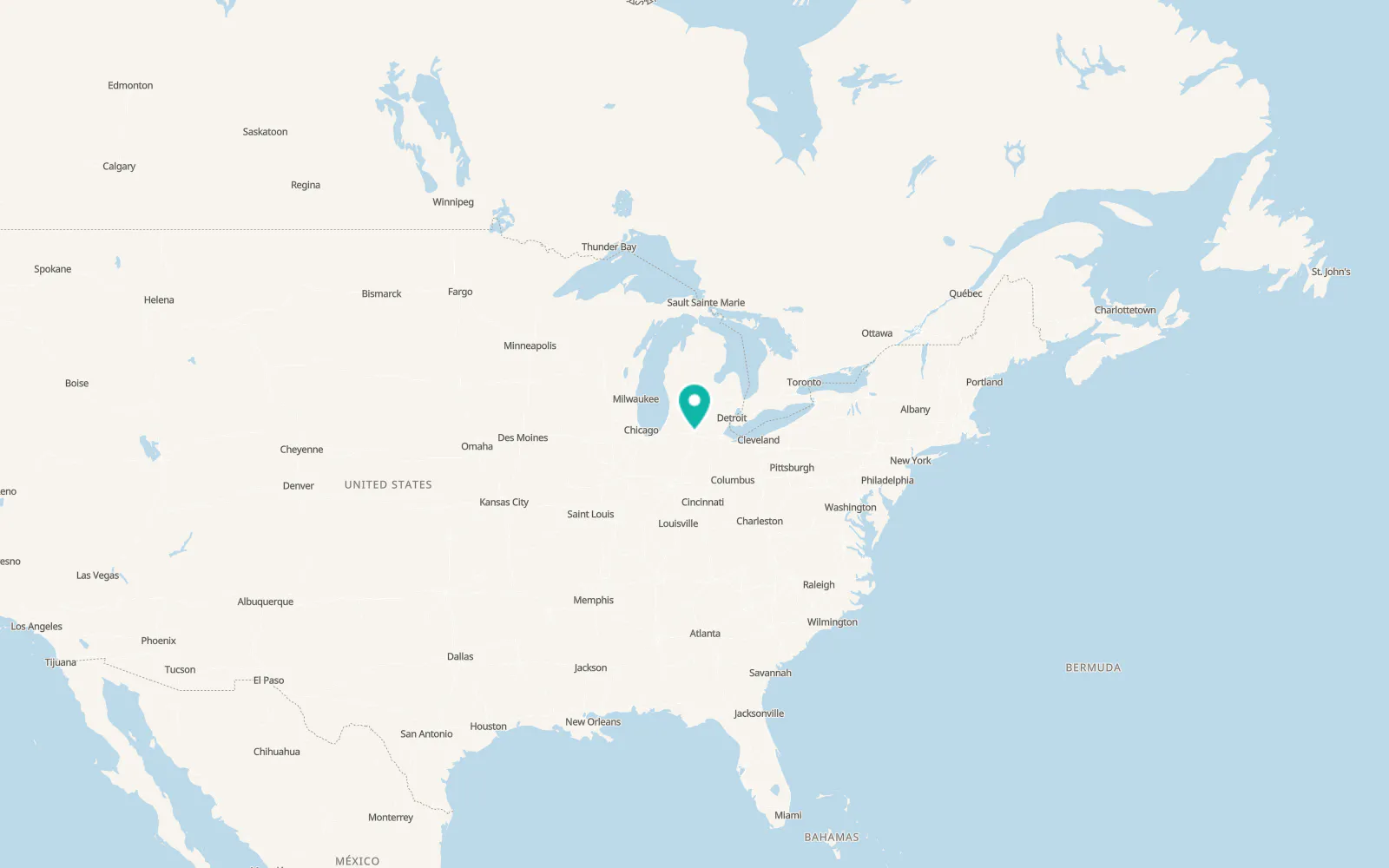 Map of Fremont