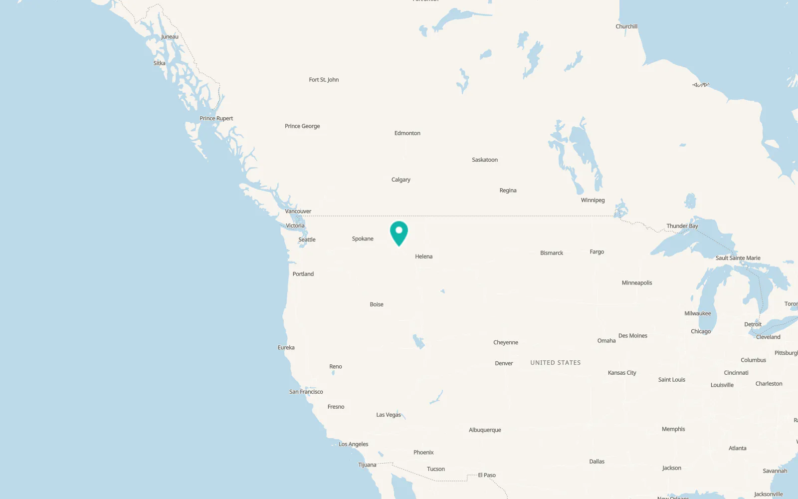 Map of Frenchtown