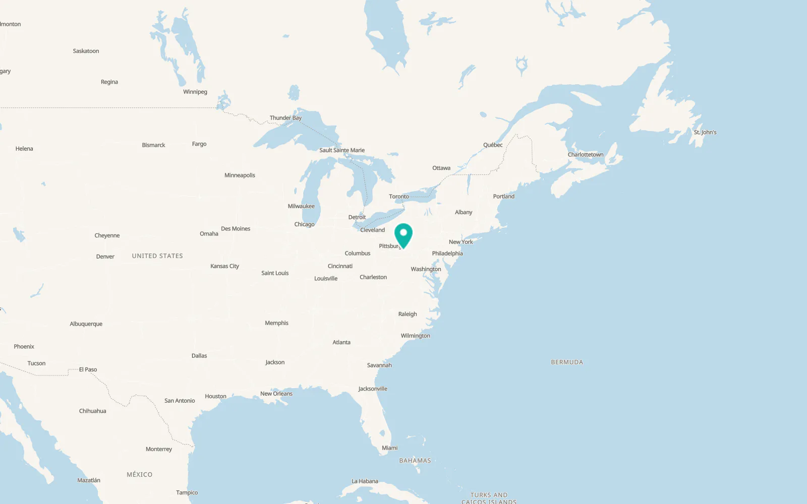 Map of Friedens