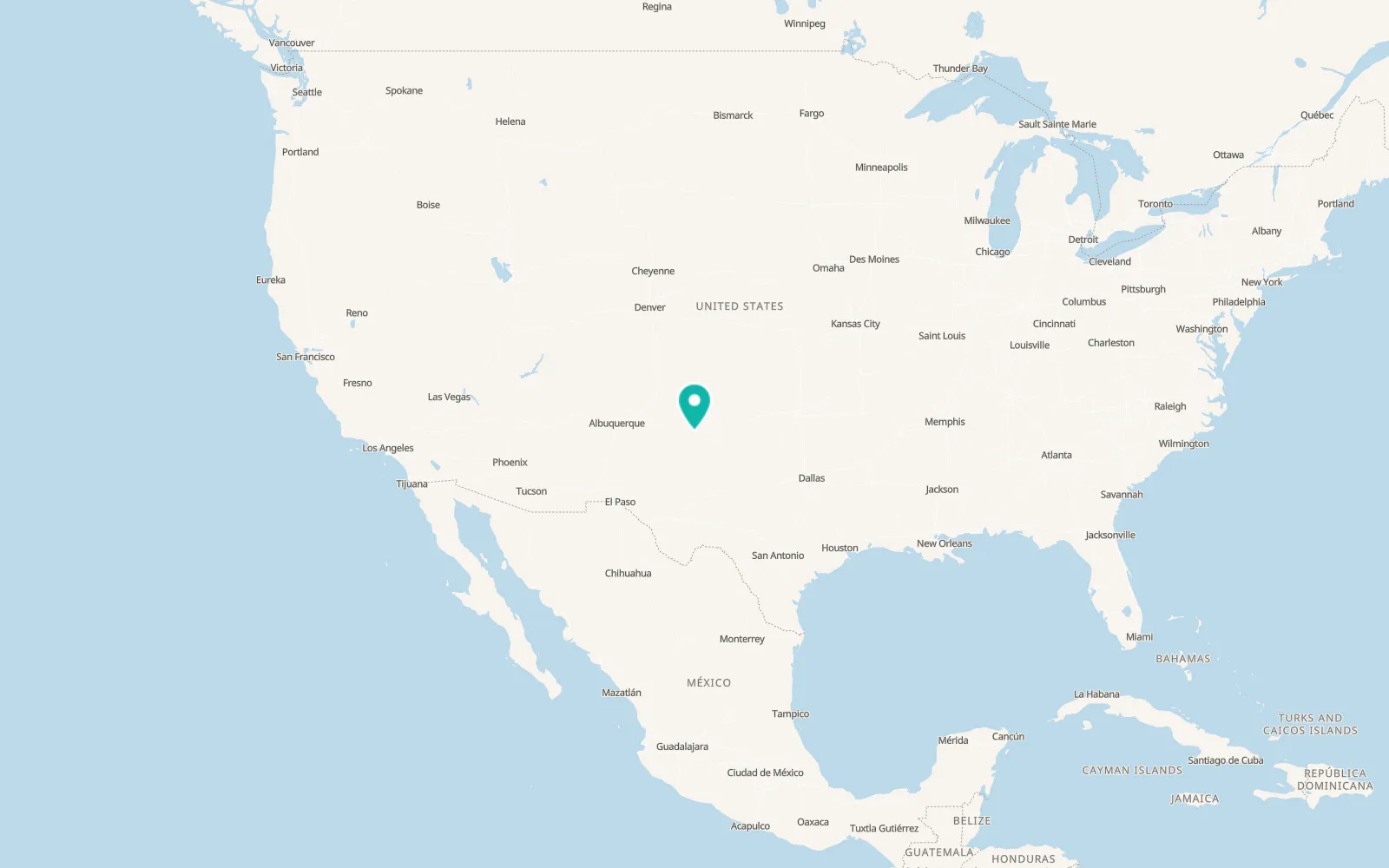 Map of Friona