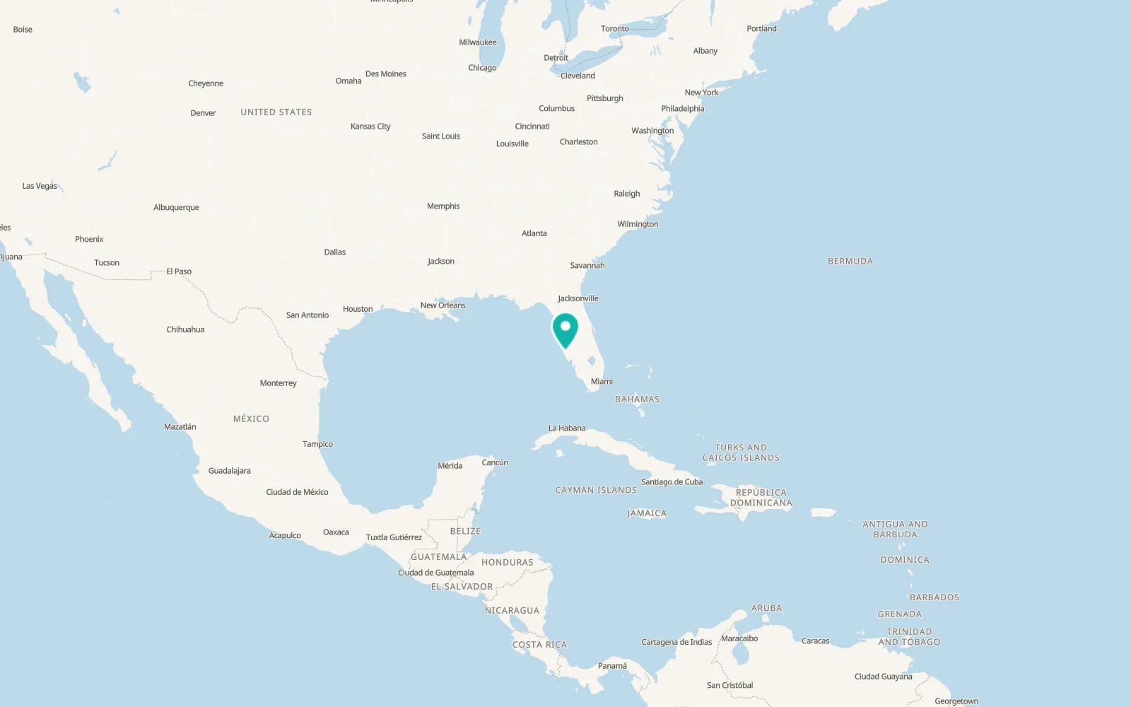 Map of Fruitville