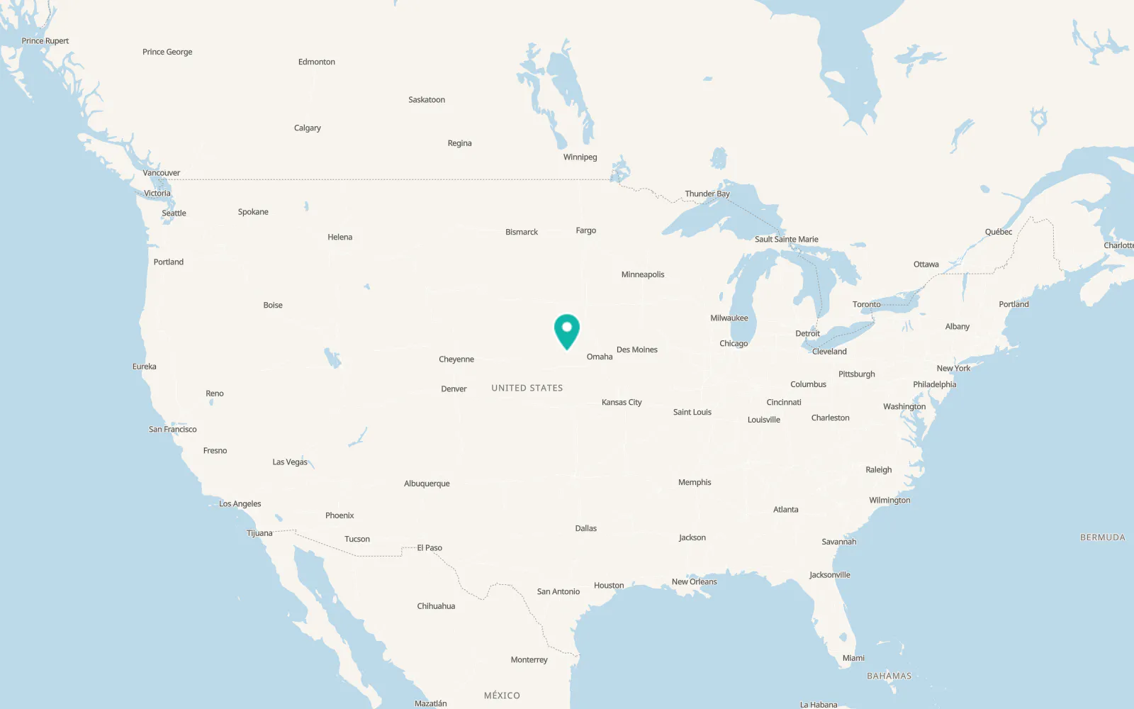 Map of Fullerton