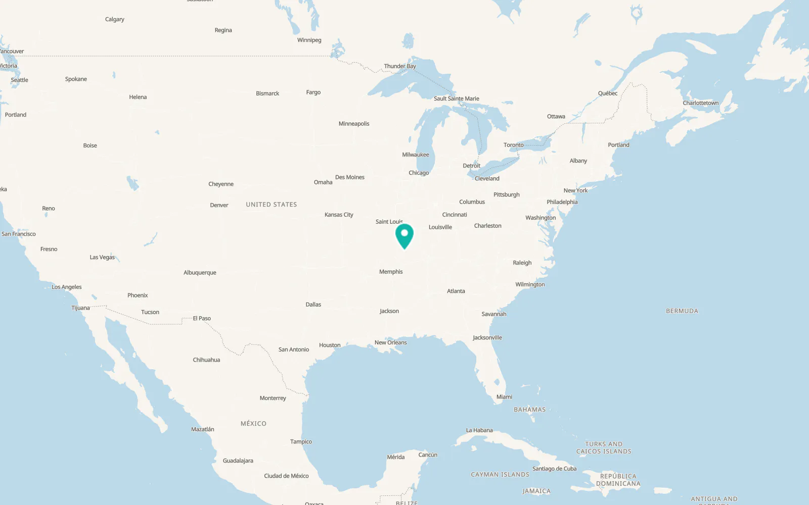 Map of Fulton