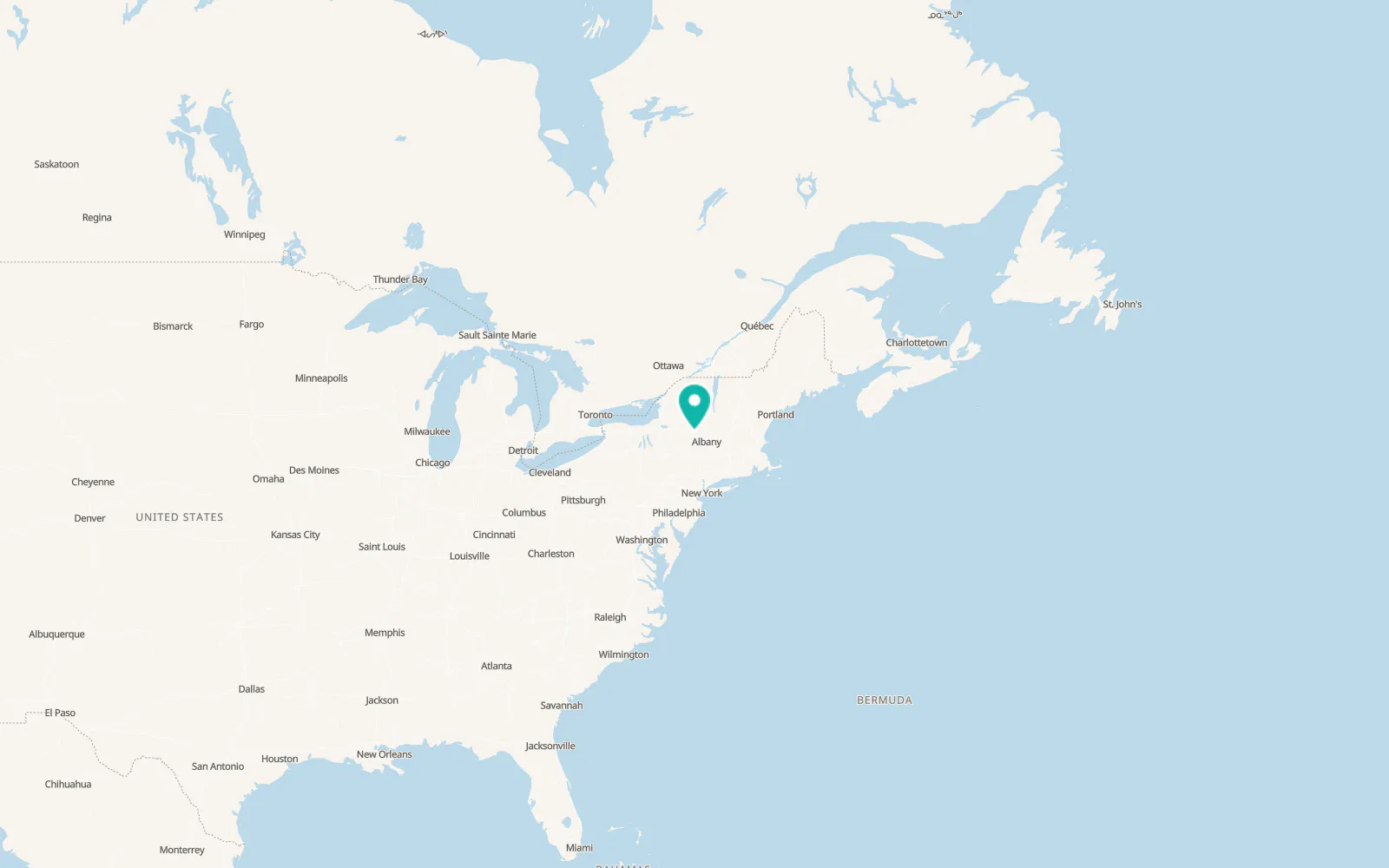 Map of Fultonville