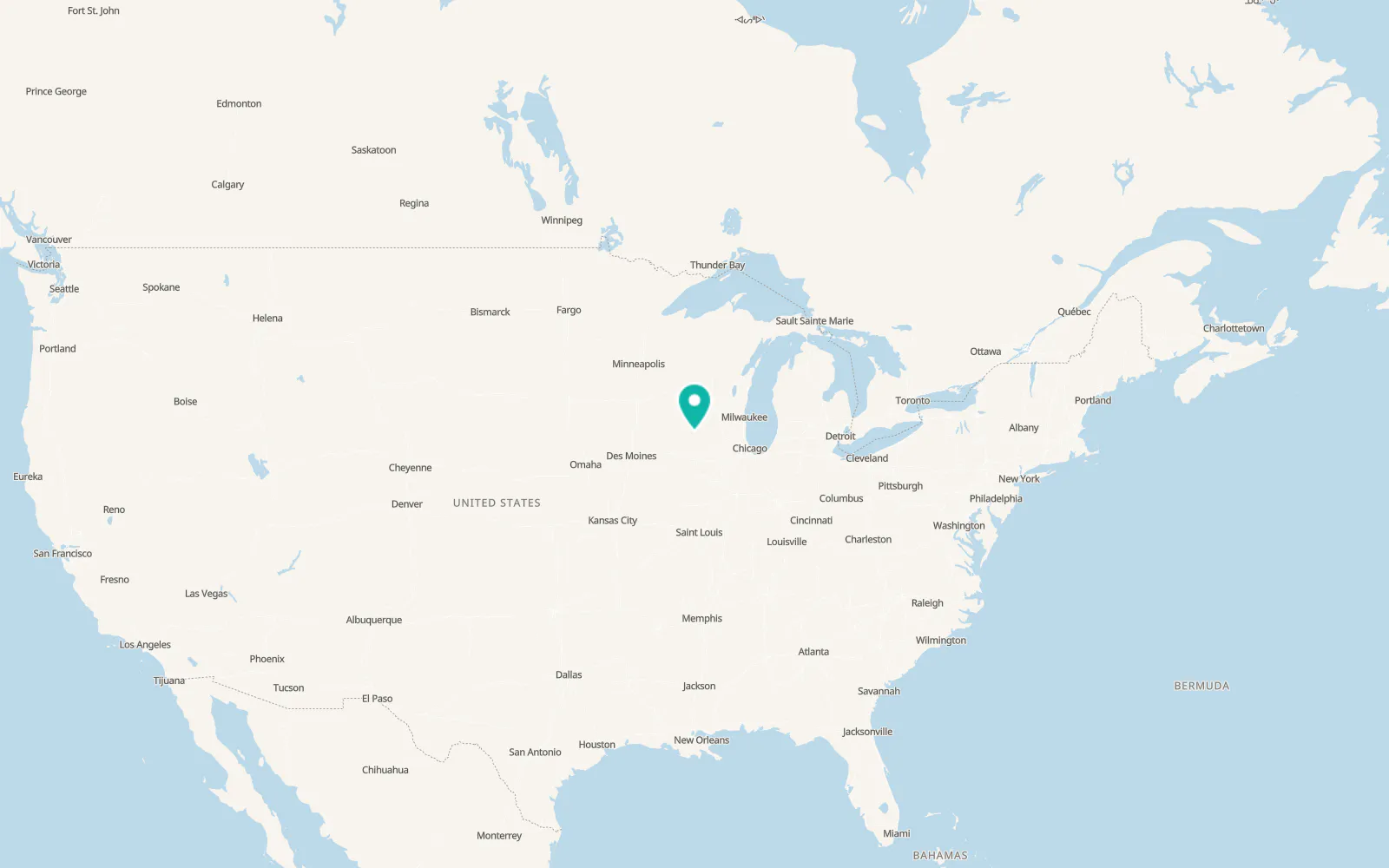 Map of Galena