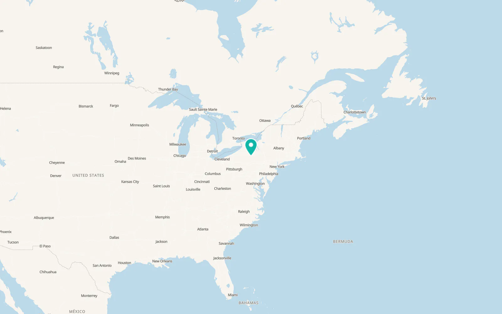 Map of Galeton