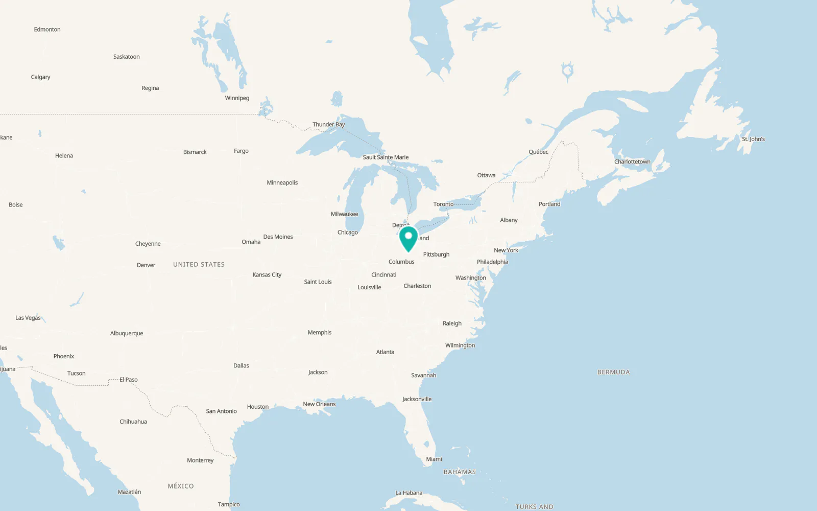 Map of Gambier