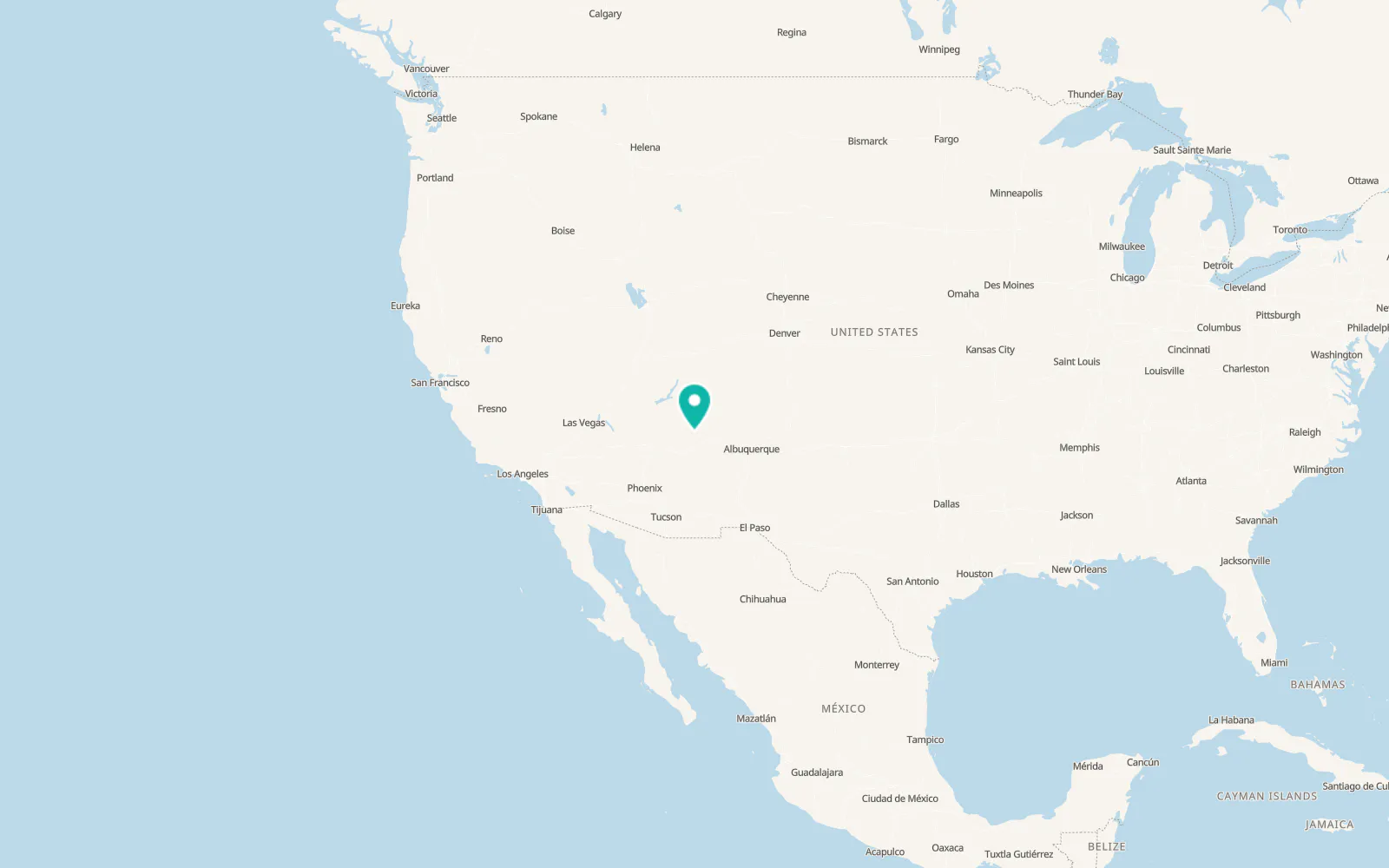 Map of Ganado