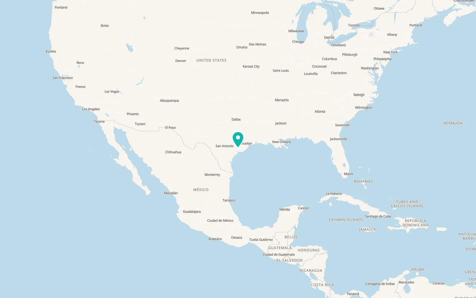 Map of Ganado