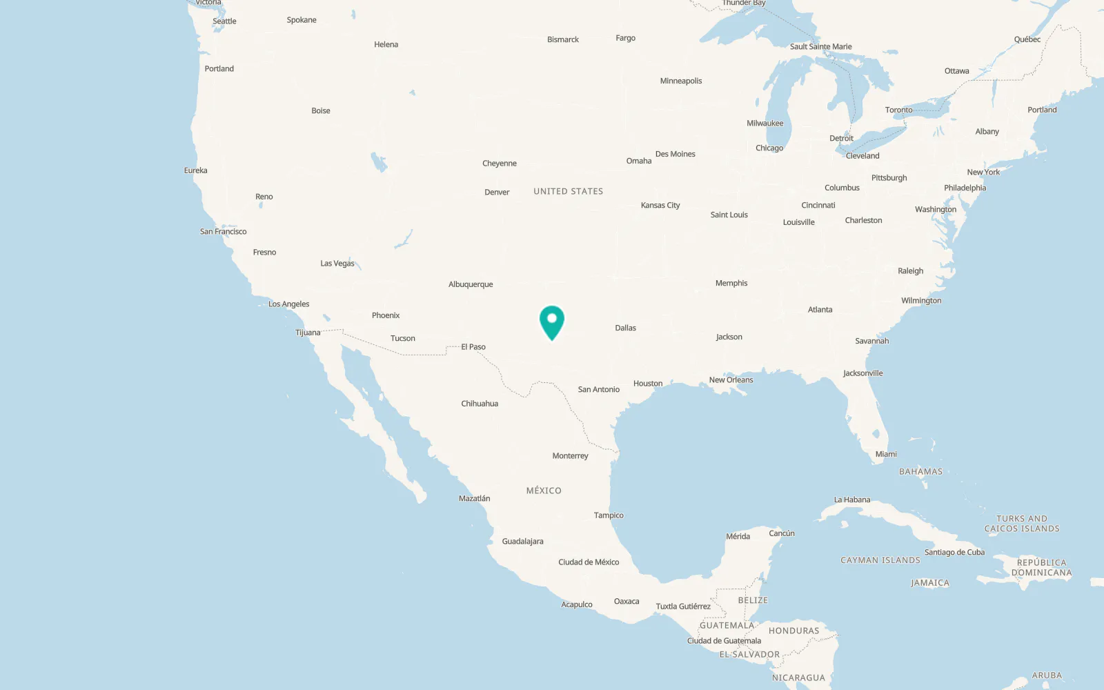 Map of Garden City