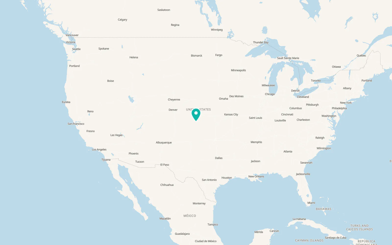 Map of Garden City