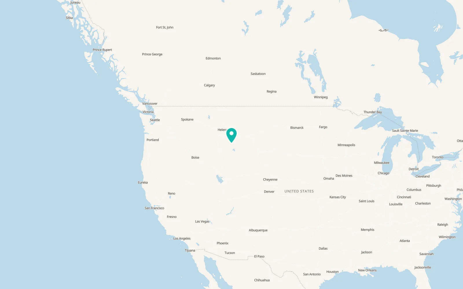 Map of Gardiner