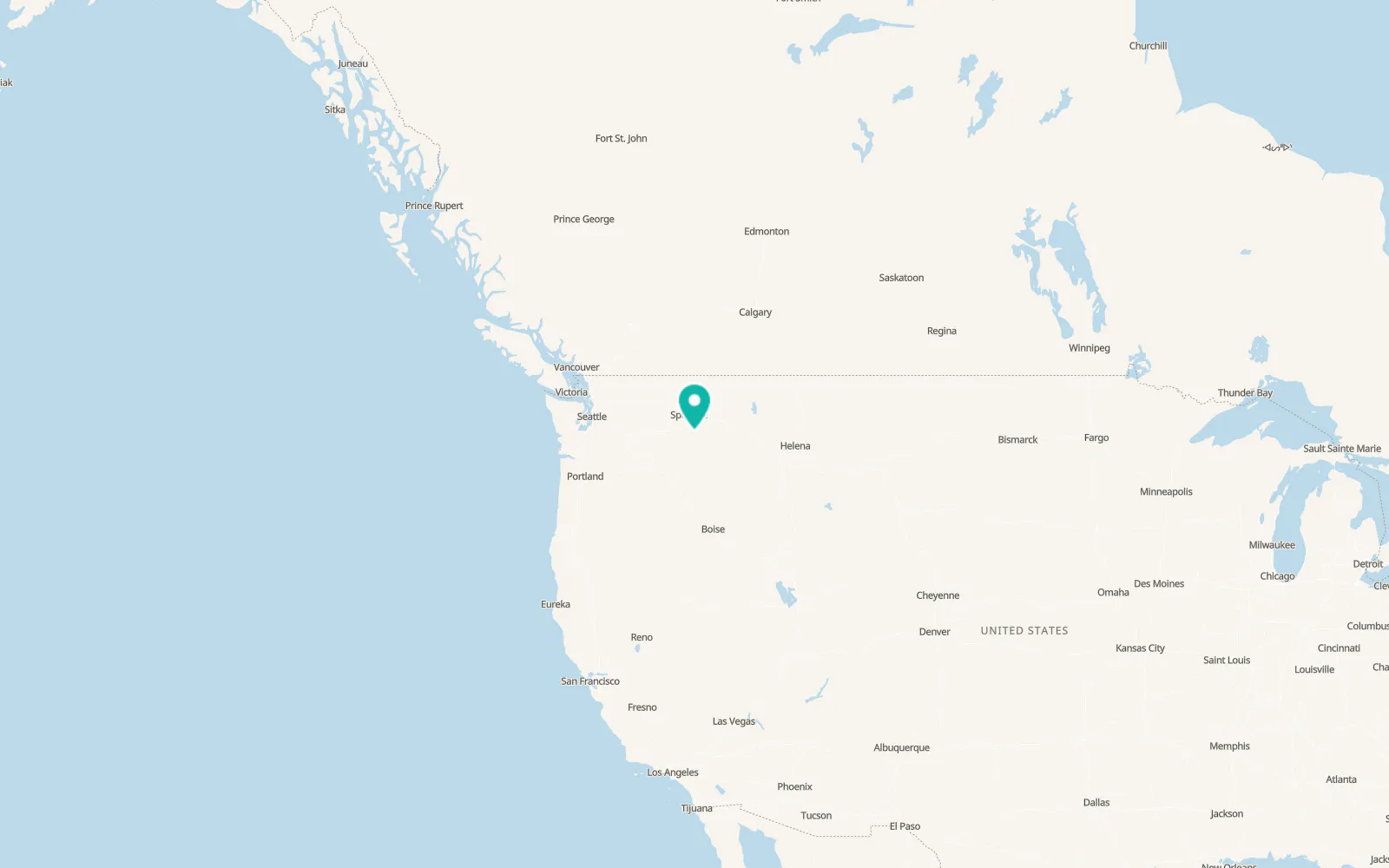 Map of Garfield