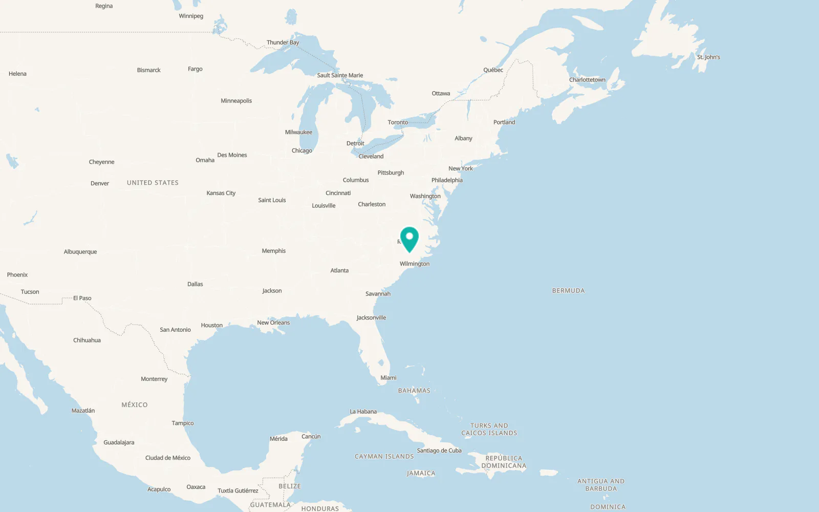 Map of Garland