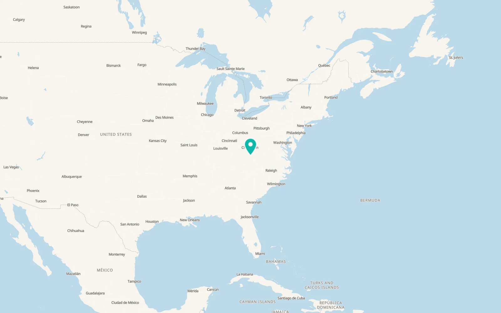Map of Gary